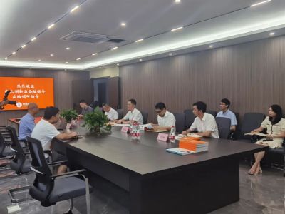 南太湖新区党工委副书记、管委会主任钱洪文一行莅临欧锐杰调研指导