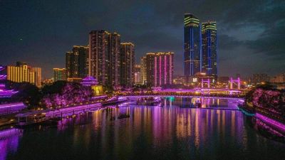 湖州龙溪港|灯火相辉 山水如画