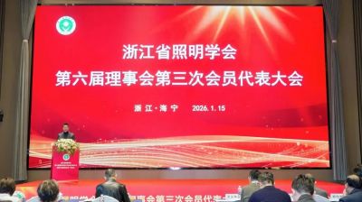 欧锐杰参加浙江省照明学会第六届第三次会员代表大会暨第七届第一次理事会会